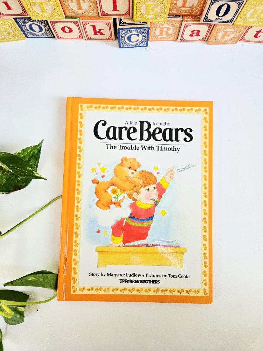 3/$35❤️Vintage 1980s Care Bears Hardcover Book The Trouble with Timothy